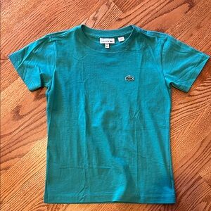 LN Lacoste Kids' Green T-Shirt, size 6